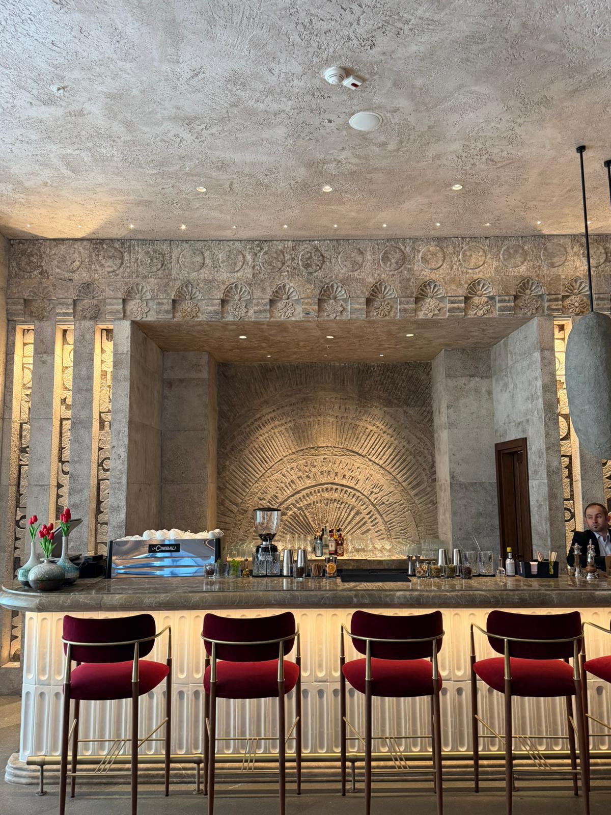 Lobby Bar — Carved Frieze